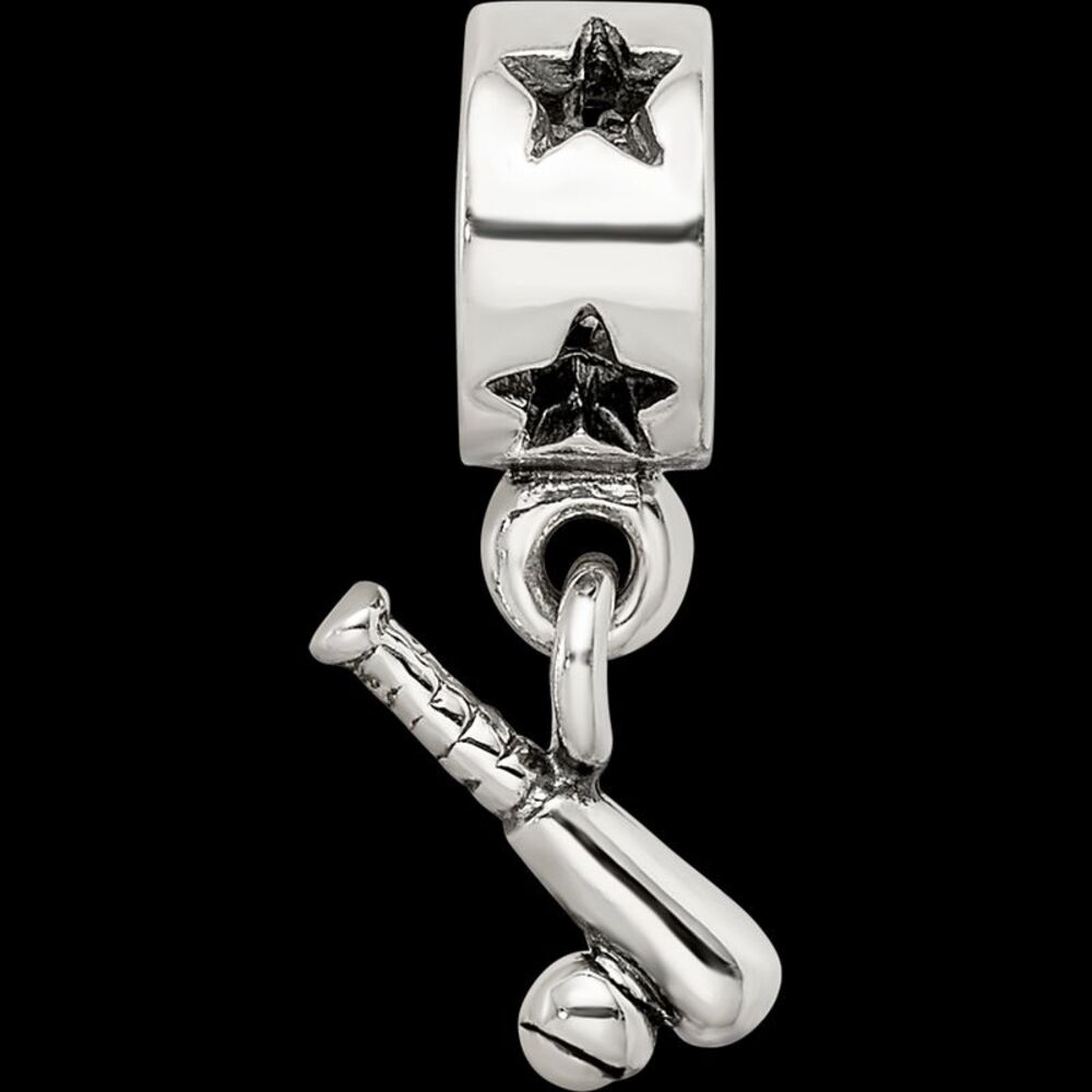 Kazi Luxury Sterling Silver Reflections Baseball … - image 3